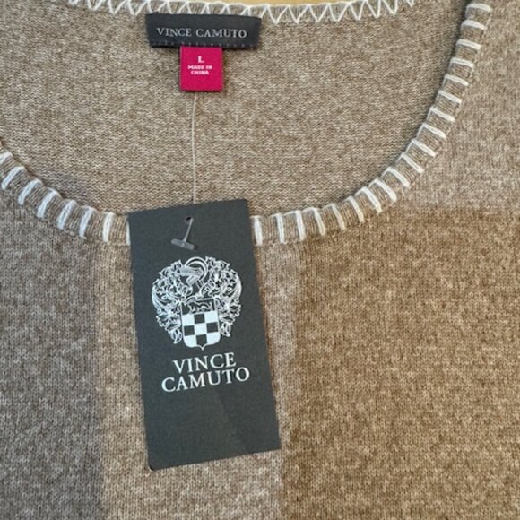 Vince Camuto Tan Sweater Tank Size L - Picture 5 of 8